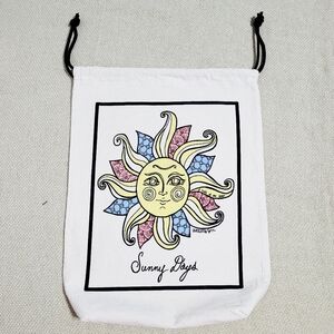 Vintage Brighton Sunny Days Canvas Shoe Dust Tote